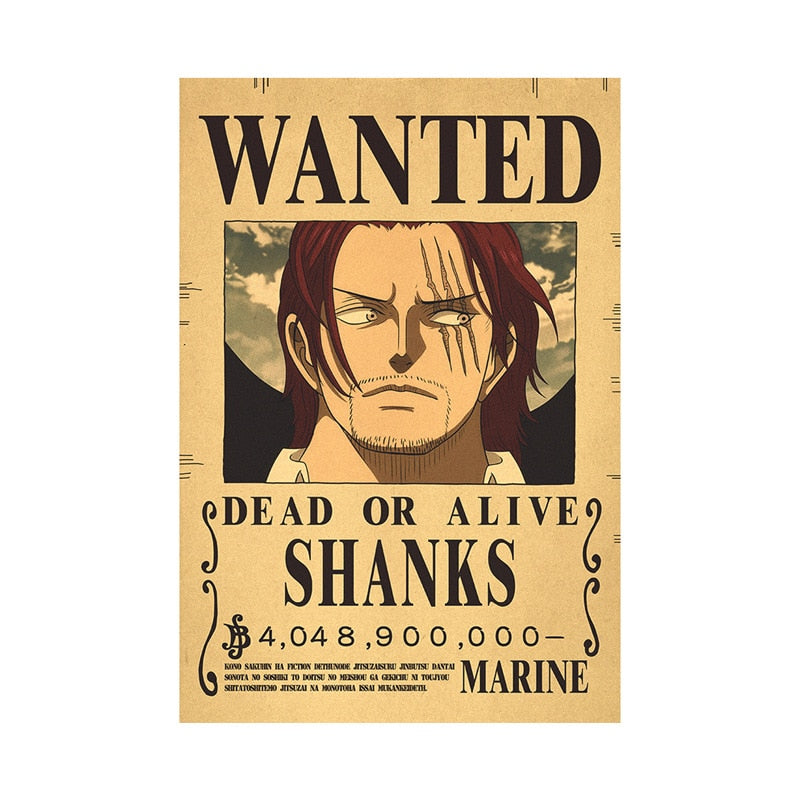 One Piece - Bounty Wanted Poster 42cm