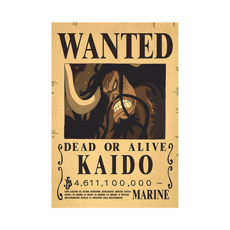 One Piece - Bounty Wanted Poster 42cm