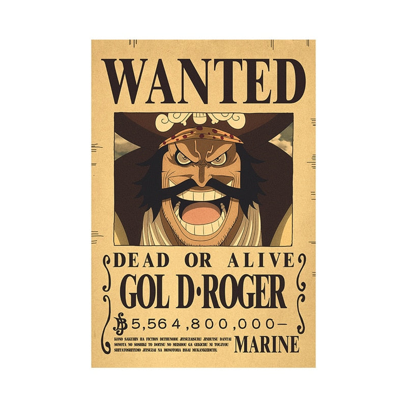 One Piece - Bounty Wanted Poster 42cm