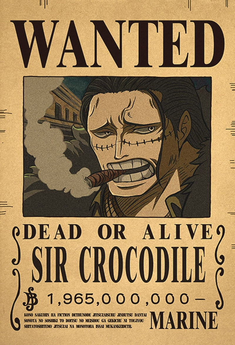 One Piece - Bounty Wanted Poster 42cm