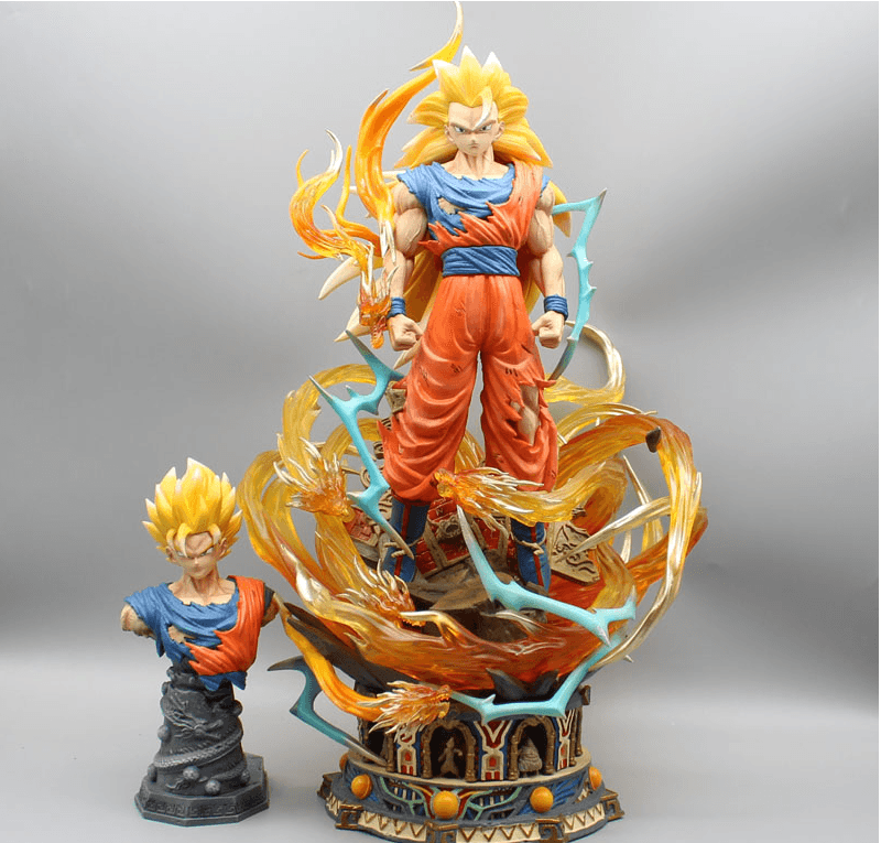 Dragon Ball Z - Buu Saga Super Sayajin 3 Son Goku 50 cm - OtakuOptions
