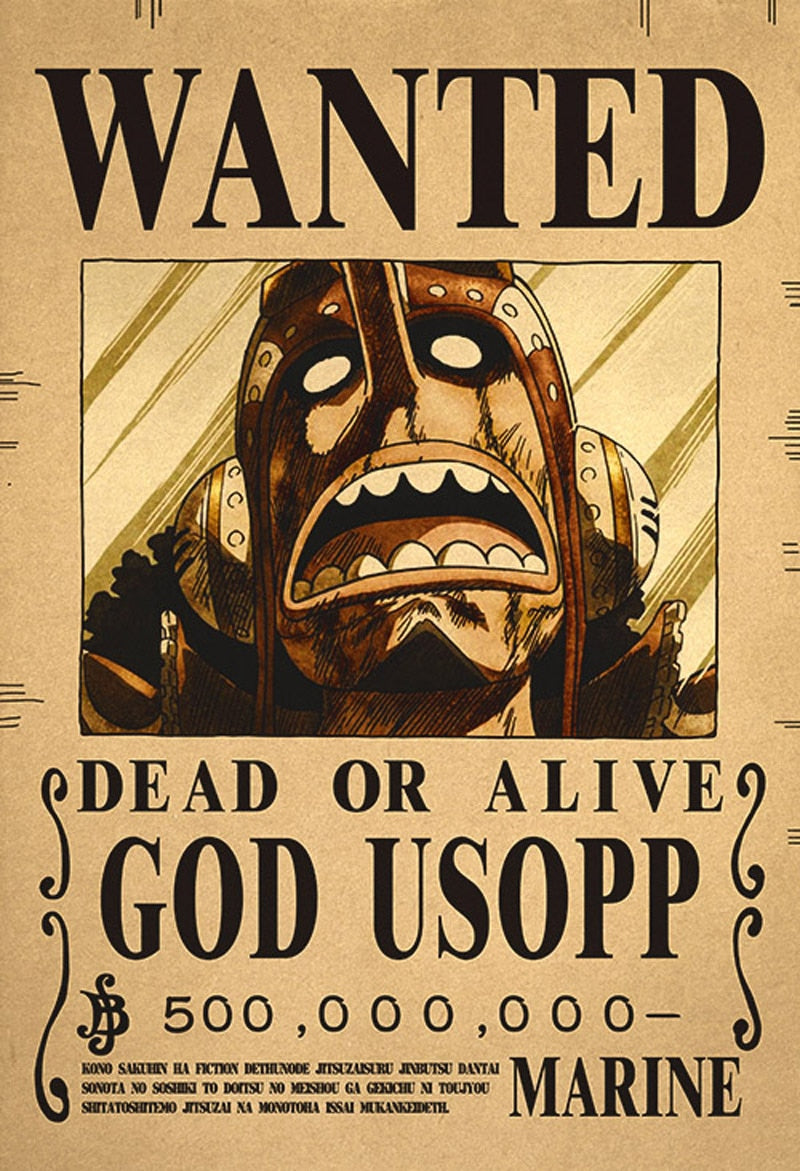 One Piece - Bounty Wanted Poster 42cm