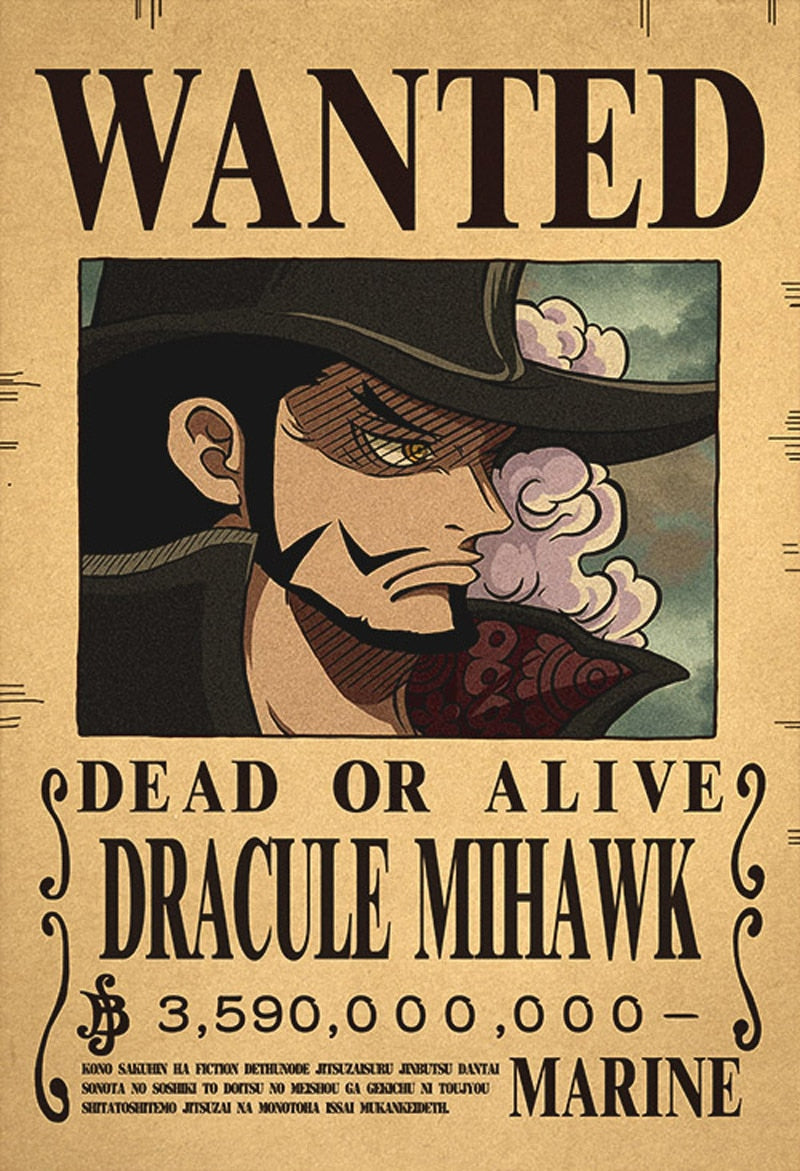 One Piece - Bounty Wanted Poster 42cm