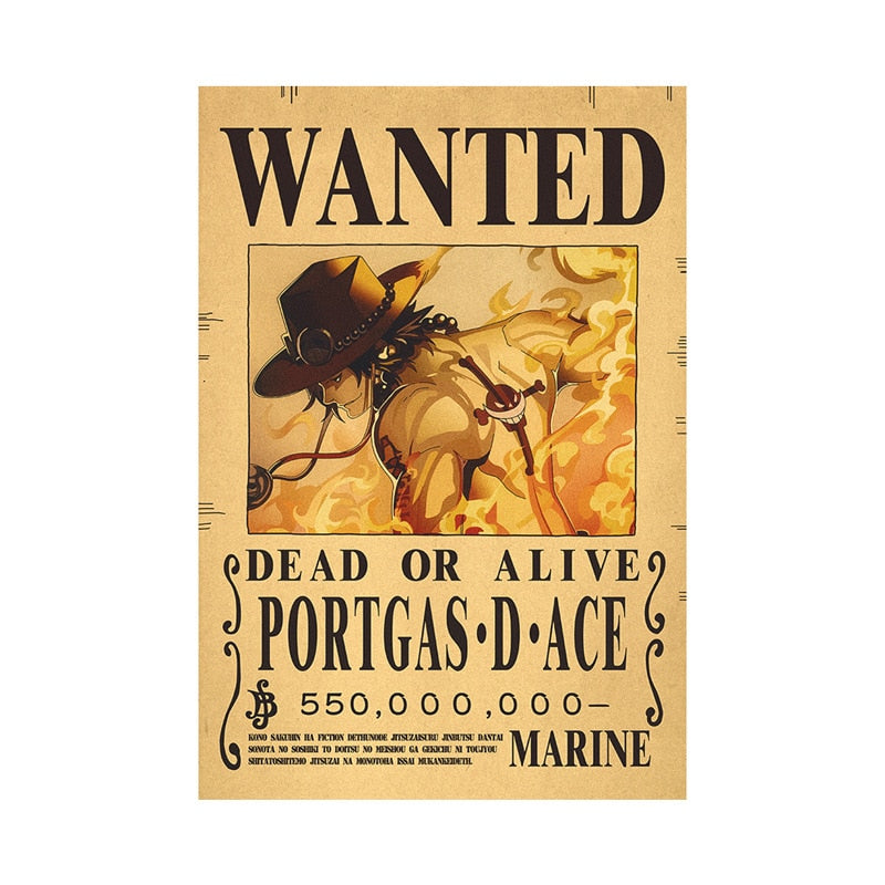 One Piece - Bounty Wanted Poster 42cm