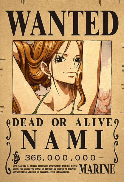 One Piece - Bounty Wanted Poster 42cm