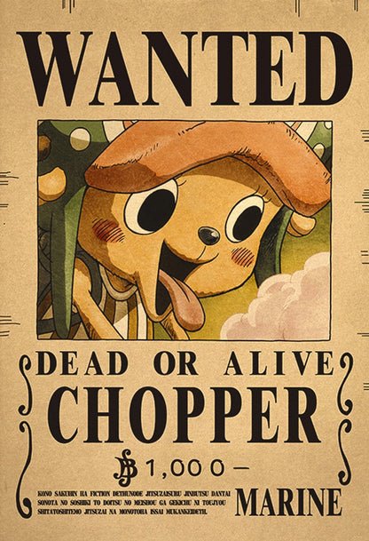One Piece - Bounty Wanted Poster 42cm