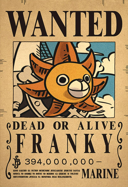 One Piece - Bounty Wanted Poster 42cm