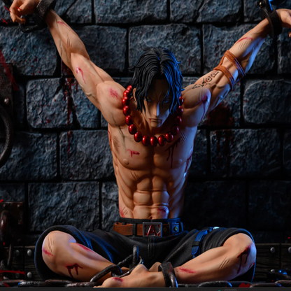 One Piece - Portgas D. Ace ( Impel Down Zelle) 22 cm
