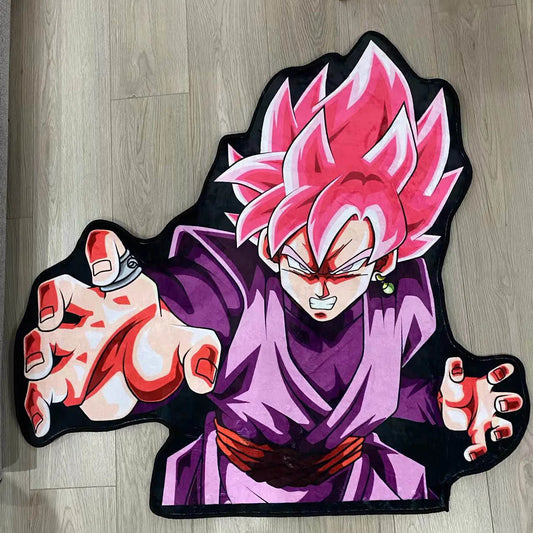 Black Goku Dragon Ball Teppich – Rutschfest & Weich